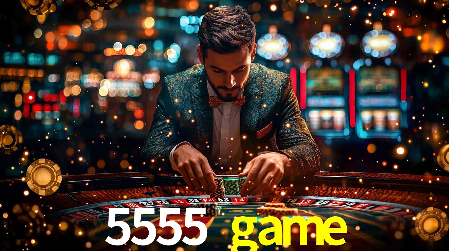 5555 game Logo - Bônus com Rollover Justo
